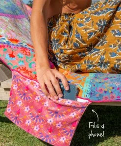 Natural Life Beach & Outdoors Beach Chair Towel & Tote