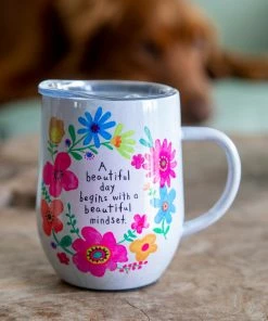 Natural Life Back To Campus Stainless Steel Coffee Tumbler