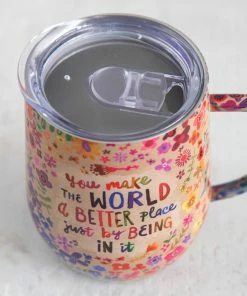 Natural Life Back To Campus Stainless Steel Coffee Tumbler