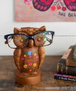 Natural Life Owl Eyeglass Holder Back To Campus