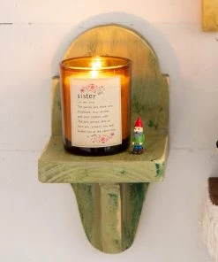 Natural Life Wooden Wall Shelf Back To Campus