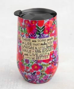 Natural Life Stainless Steel Wine Tumbler