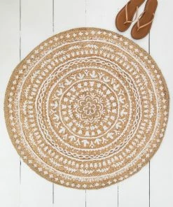 Natural Life Printed Jute Rug Back To Campus