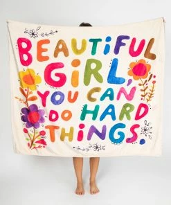 Natural Life Back To Campus Tapestry Blanket