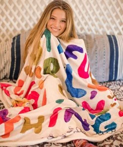 Natural Life Back To Campus Tapestry Blanket