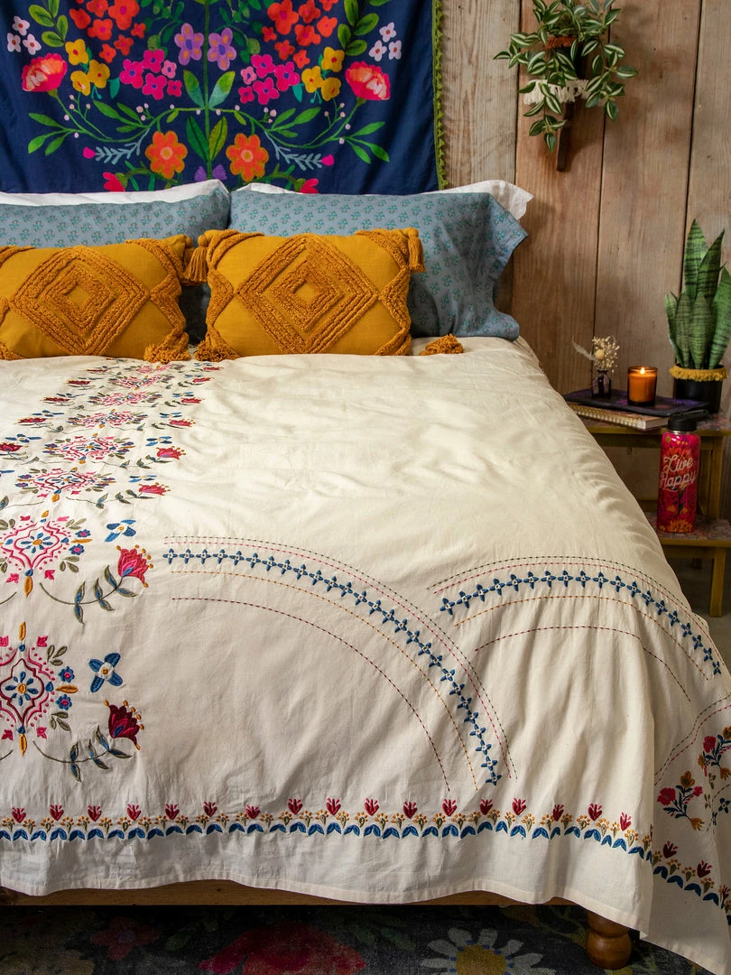 Natural Life Back To Campus Embroidered Coverlet 7 Natural Life Back To Campus Embroidered Coverlet