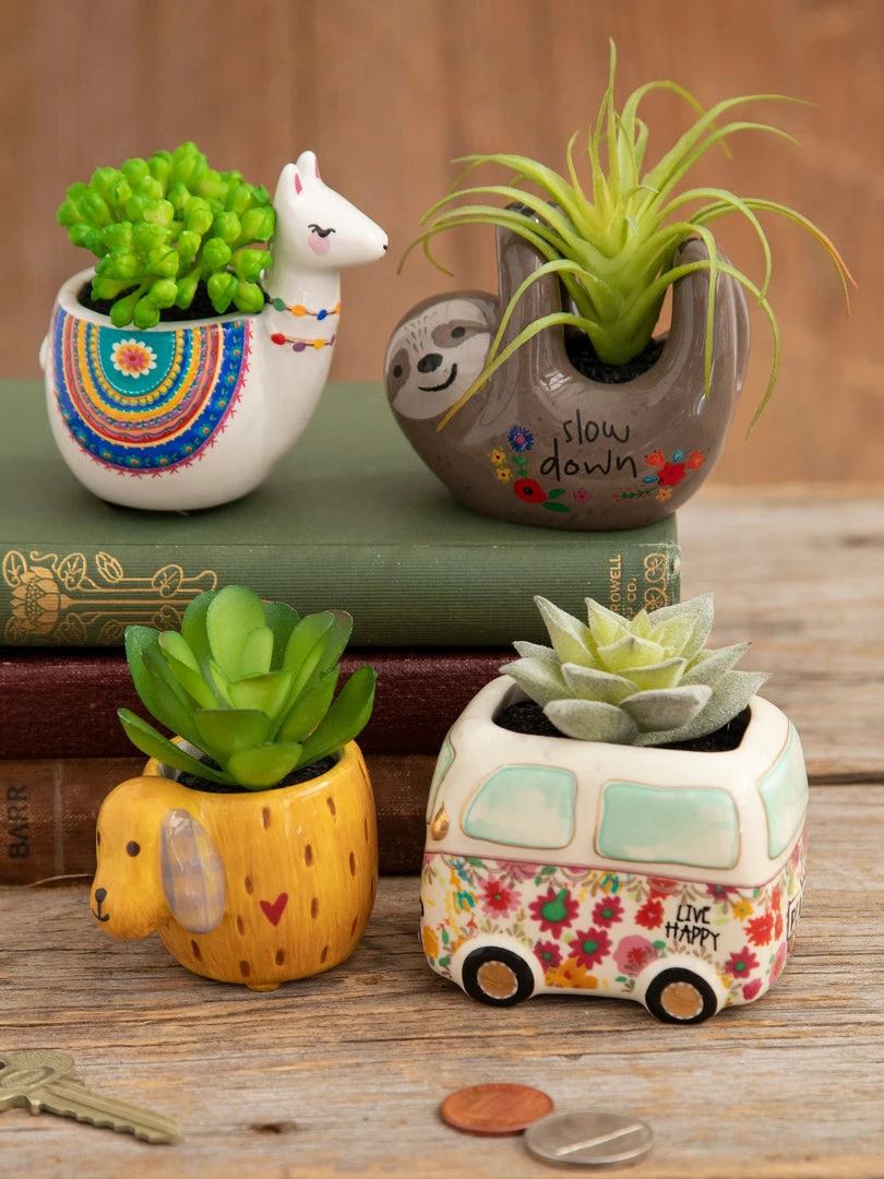 Natural Life FUN & GIFTS Tiny Faux Succulents 9 Natural Life FUN & GIFTS Tiny Faux Succulents