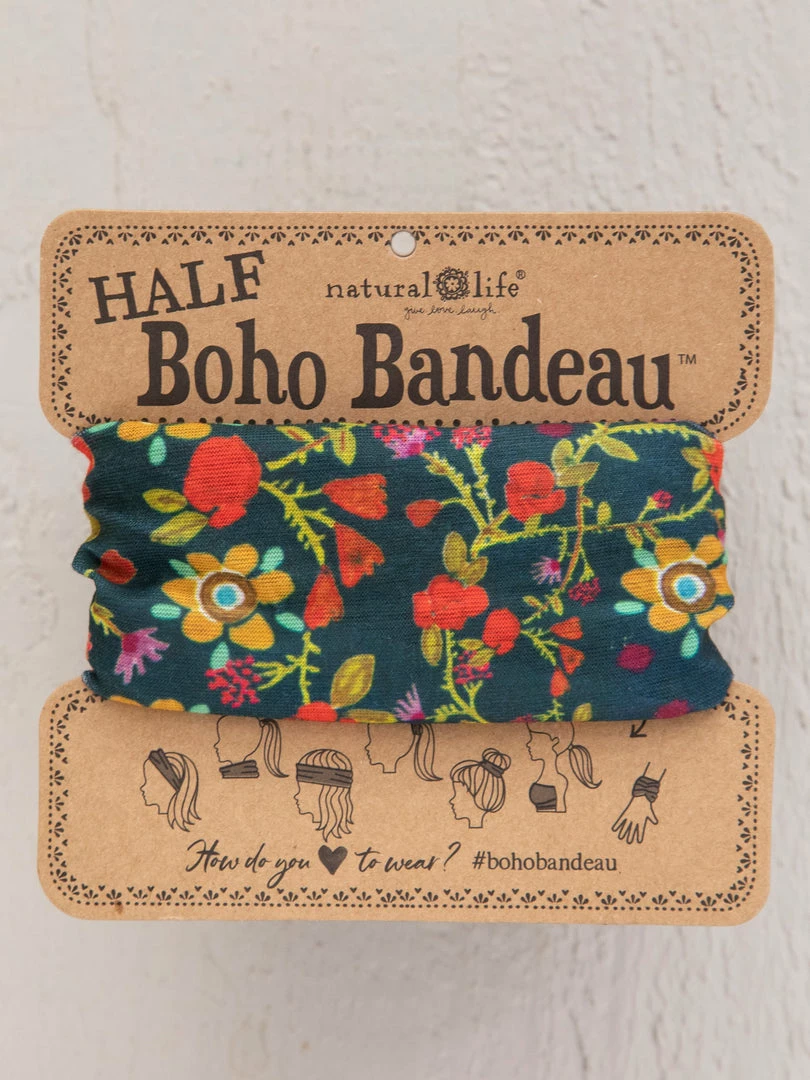 Natural Life Floral Half Boho Bandeau ACCESSORIES 12 Natural Life Floral Half Boho Bandeau ACCESSORIES