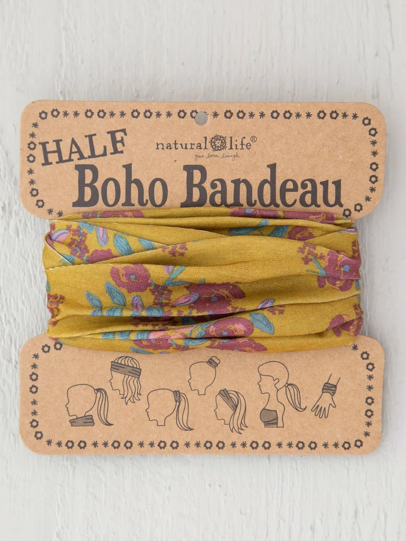 Natural Life Floral Half Boho Bandeau ACCESSORIES 7 Natural Life Floral Half Boho Bandeau ACCESSORIES