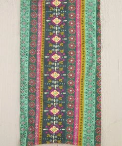 Natural Life Border Print Boho Bandeau Accessories