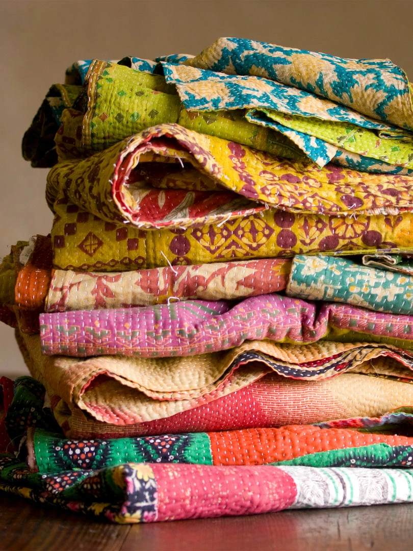 Natural Life Kantha India Blanket 4 Natural Life Kantha India Blanket