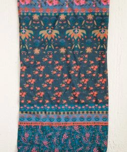 Natural Life Border Print Boho Bandeau Accessories