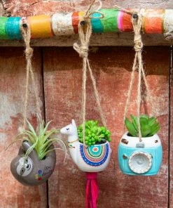 Natural Life Faux Succulent Car Charm