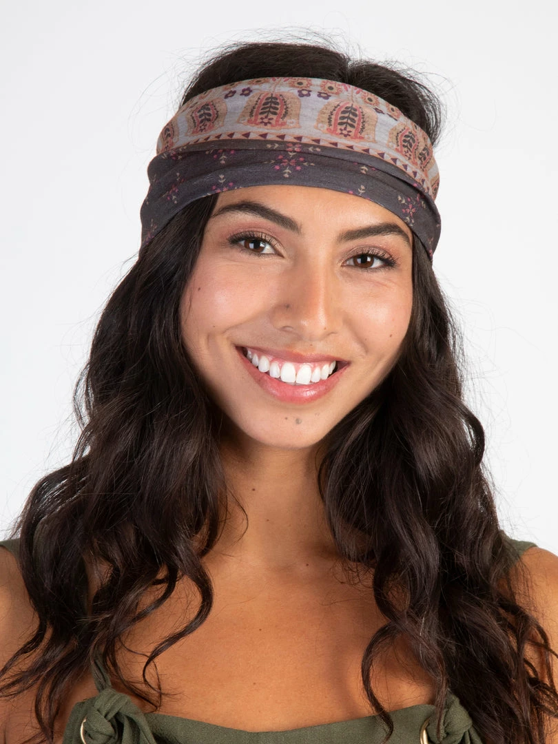 Natural Life Border Print Half Boho Bandeau 7 Natural Life Border Print Half Boho Bandeau