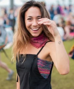 Natural Life Border Print Boho Bandeau Accessories