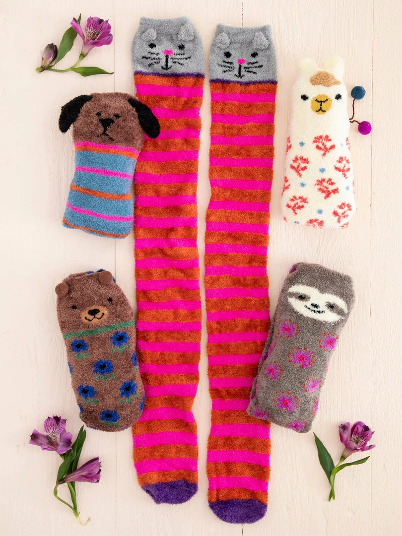 Natural Life Over-the-Knee Cozy Socks 10 Natural Life Over-the-Knee Cozy Socks