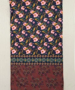 Natural Life Border Print Boho Bandeau Accessories