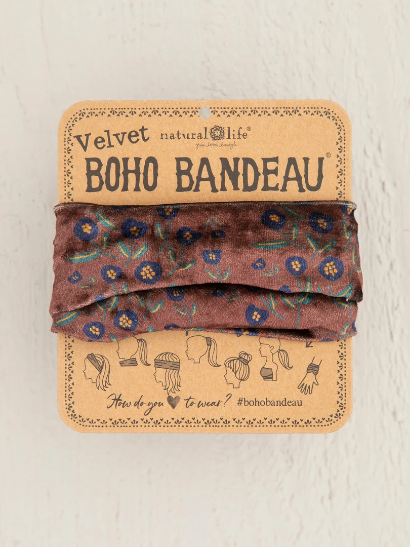 Natural Life Velvet Boho Bandeau 3 Natural Life Velvet Boho Bandeau